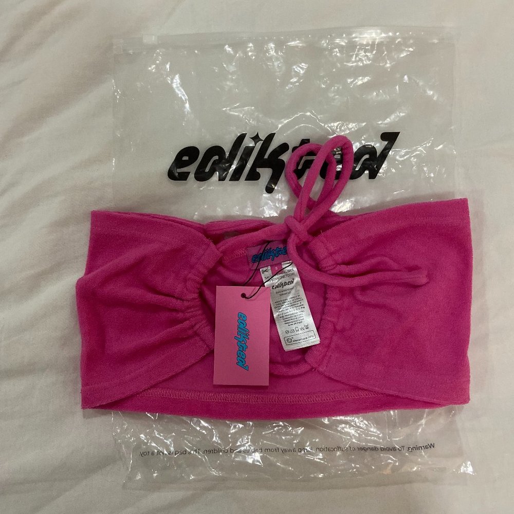 Edikted Terrycloth Crop Top